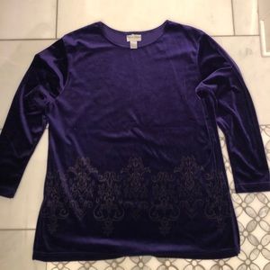 Mix & Match 4 for $25 vintage velvet top